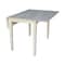 International Concepts Square Dual Drop Leaf Dining Table, Square, Unfinished, 40 W, 40 L, 29 in H, Wood, Unfinished T-40DS - alternate 3
